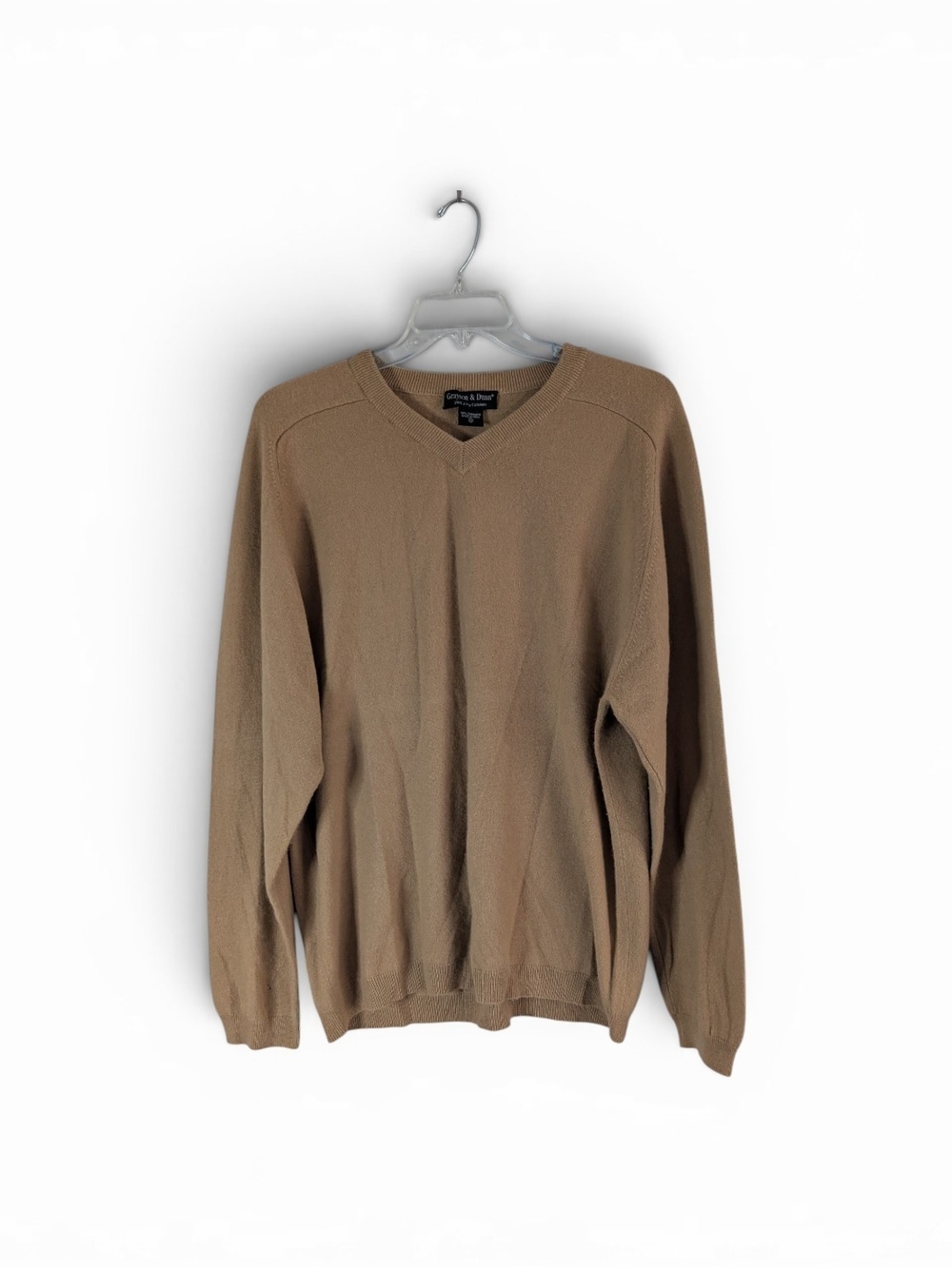 Grayson & Dunn 100% Cashmere Sweater in Tan Sz.XL